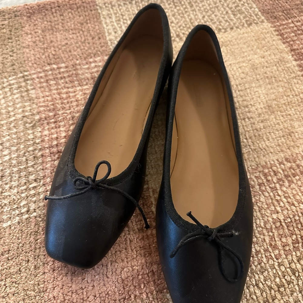 Madewell Leather Ballet Flats